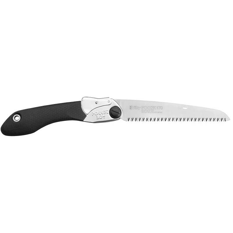 POCKETBOY PLIANTE - LAME DROITE 170MM 7 DENTS/3CM - POIGNEE NOIRE