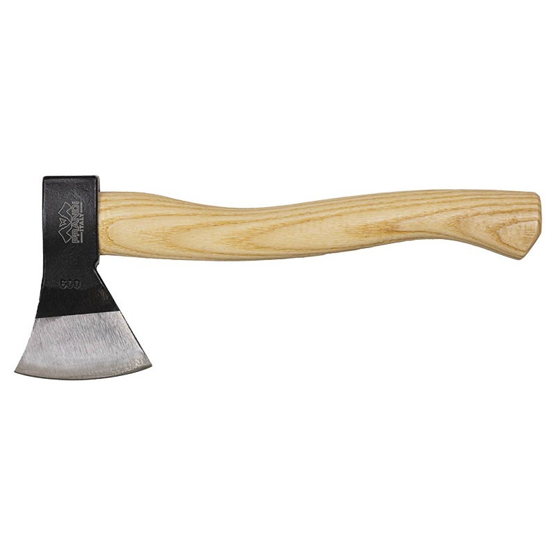 HACHETTE DIN 5131 - MANCHE FRENE VERNIS - LG : 360MM - TETE NOIRE POLIE
