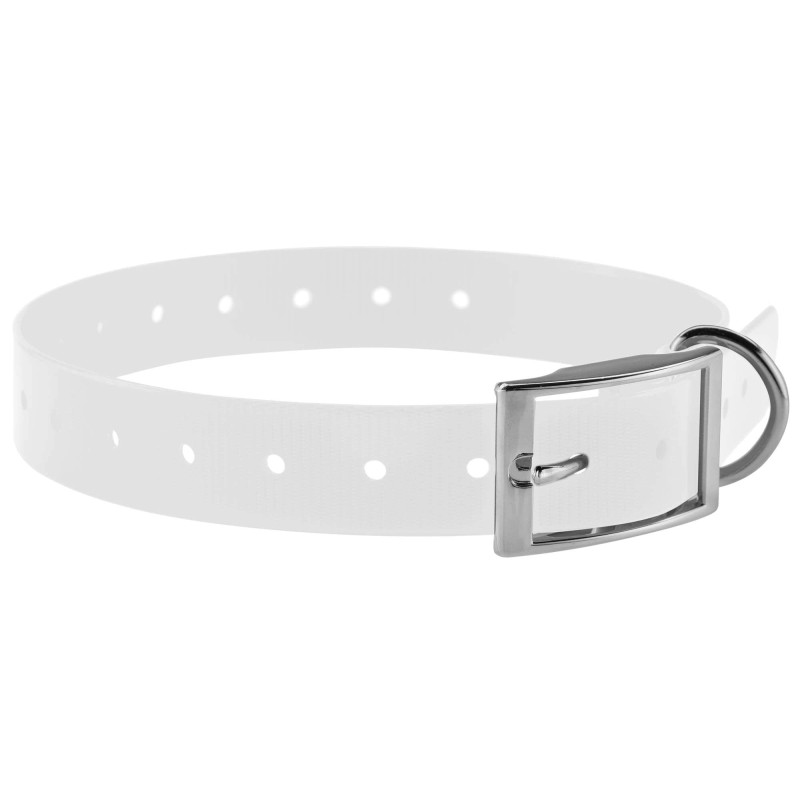 COLLIER POUR CHIEN 2,5 CM EN POLYURETHANE - COUNTRY COLLIER BLANC