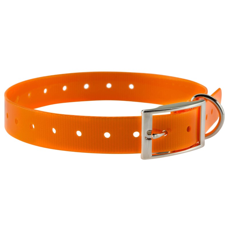 COLLIER POUR CHIEN 2,5 CM EN POLYURETHANE - COUNTRY COLLIER ORANGE