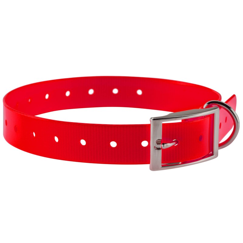 COLLIER POUR CHIEN 2,5 CM EN POLYURETHANE - COUNTRY COLLIER ROUGE