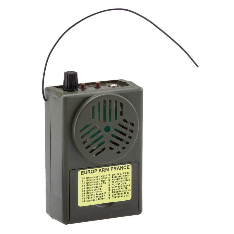 appeau accoustique mr104 sonido avec ou sans télécommande
