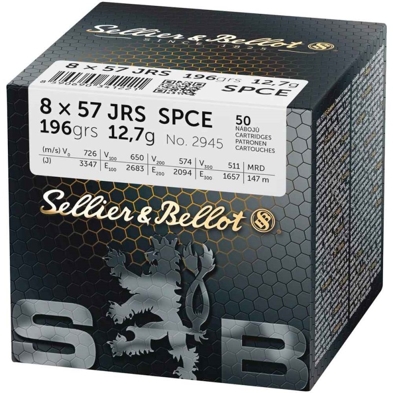 boite de 50 cartouches c/8x57jrs spce 12,7g vrac