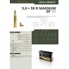 cartouches s&b 33032 cal.5,6x50r mag. sp