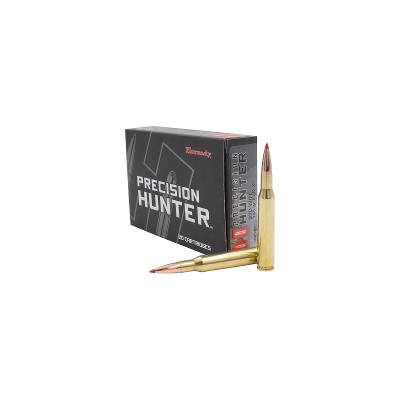 boite de 20 cartouches hornady 270 win 145gr eld-x 80536