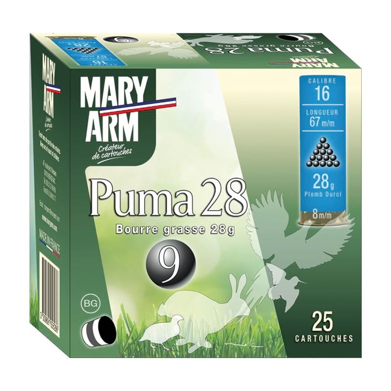 Cartouches MARY ARM Puma 28 - BG - cal.16