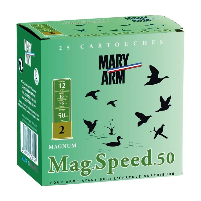 Cartouches MARY ARM Magnum Speed 50 - BJ - cal.12