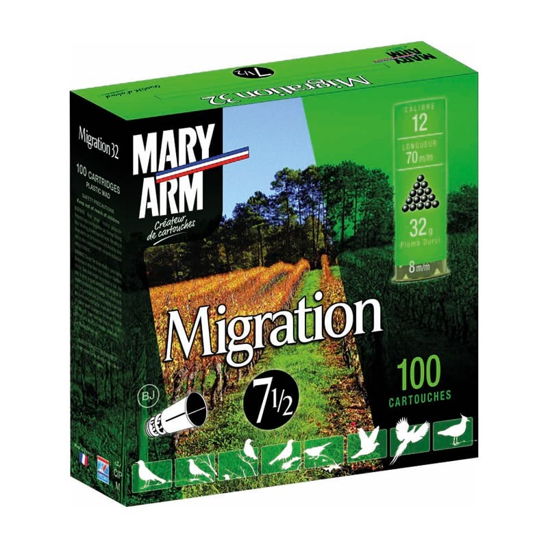 Pack Cartouches MARY ARM Migration 32 - BJ - cal.12