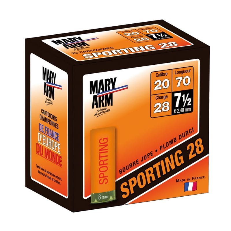 Cartouches MARY ARM Sporting 28 Bior - cal.20