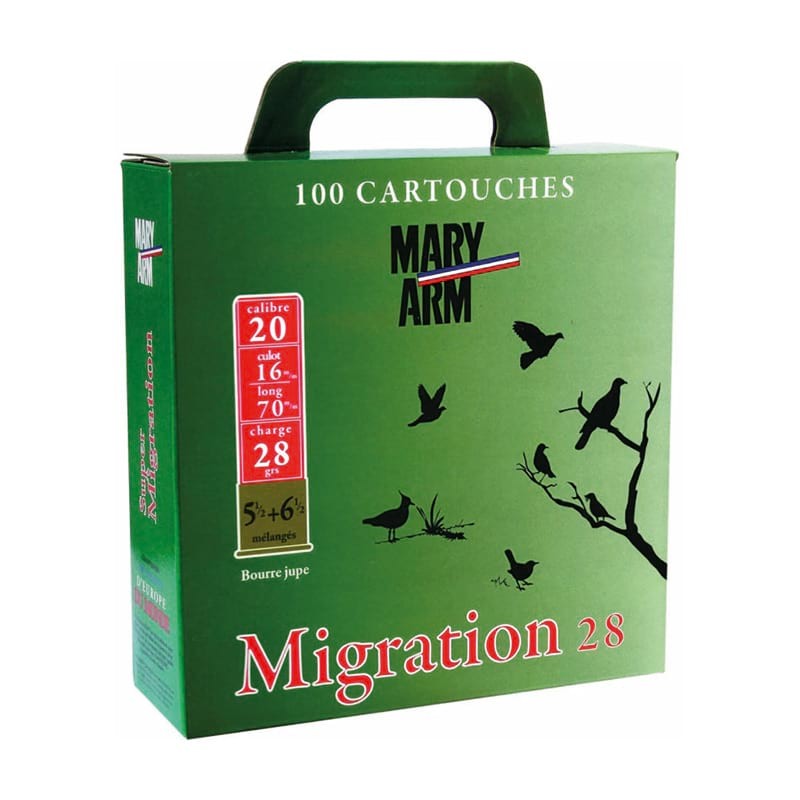 Pack Cartouches MARY ARM Migration 28 - BJ - cal.20