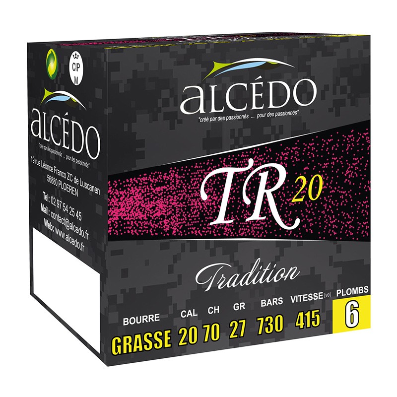 Cartouches ALCEDO TR 20 - BG - cal.20