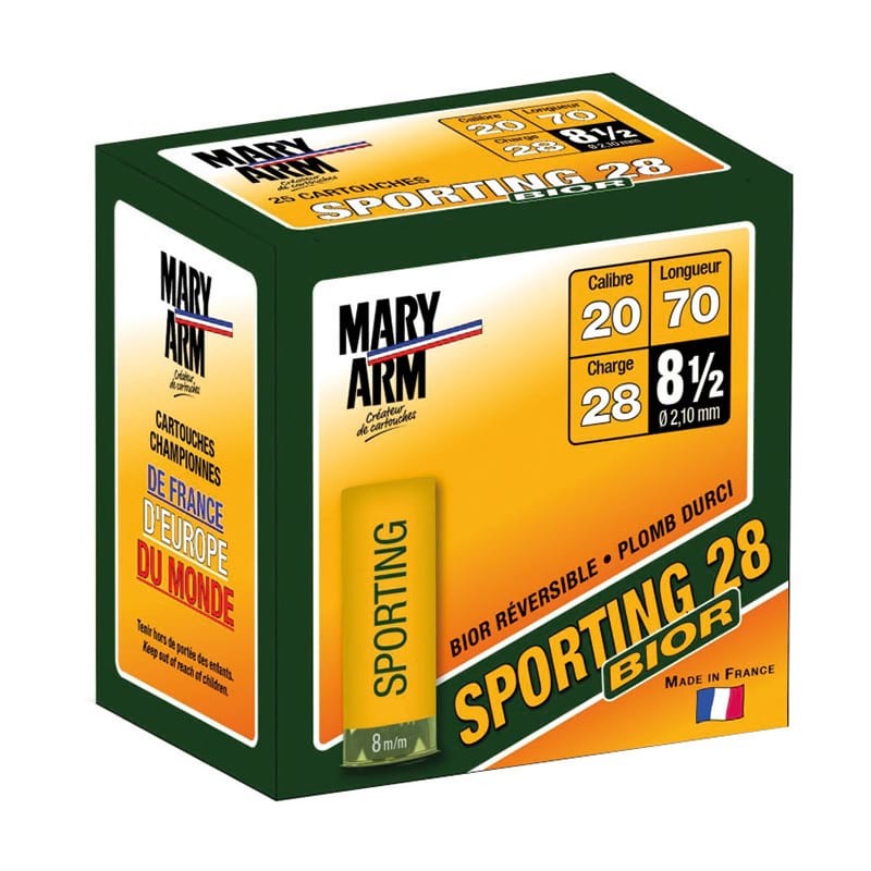 Cartouches MARY ARM Sporting 28 - BJ - cal.20